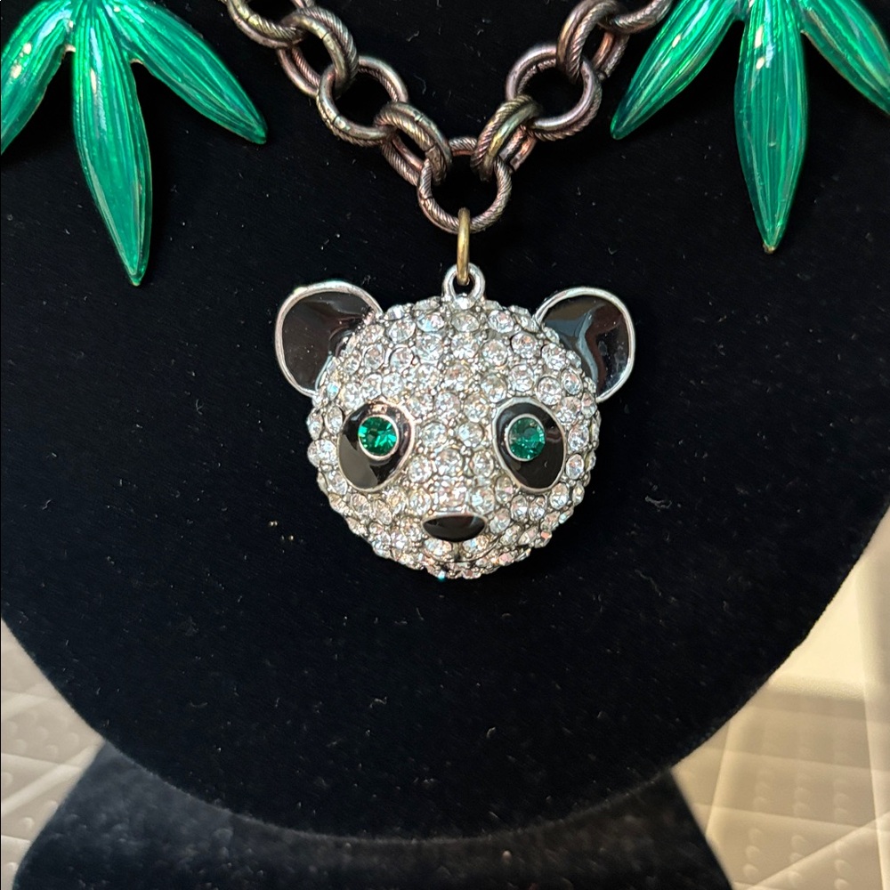 Betsey Johnson Purple Floral and Animal Charm Necklace - Picture 9 of 11